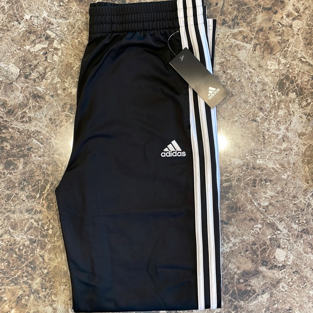 THREE pairs of boys Adidas Track Pants. NWT